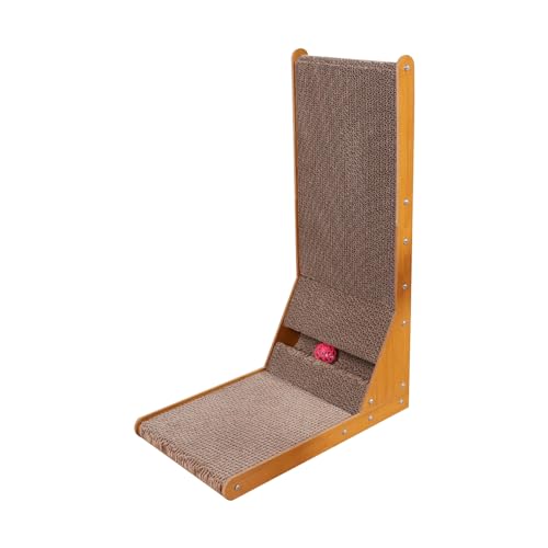 Yirepny Katzenkratzer, an der Wand montiertes L-förmiges Kratzpad, doppelseitiges Wellpappe-Kitty-Kratz-Lounge-Spielzeug, Katzenmöbel-Schutzspielzeug B Yirepny Katzenkratzer, an der Wand montiertes L-förmiges Kratzpad, doppelseitiges Wellpappe-Kitty-Kratz-Lounge-Spielzeug, Katzenmöbel-Schutzspielzeug B von Yirepny