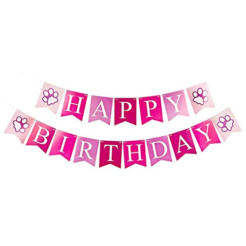Hundegeburtstags-Partyzubehör Hut Happy Birthday für Banner Bandana Blingbling Fliege für Haustier Geburtstag Party Dekorationen von Yisawroy