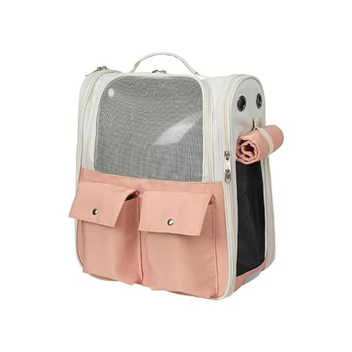 Yisawroy Tragbare Hunde-Reisetasche für vier Jahreszeiten, tragbar, Rucksack, Schultertasche, Kätzchen-Tasche mit Netz, Tragetaschen für große, mittelgroße Rucksäcke von Yisawroy