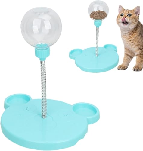 YistarAble Leckball Pet Feeder Spielzeug, Katze Leckerli Spender Ball, Hund Leckerli Spender Spielzeug, Interaktive Katze, Haustier Slow Feeder Spielzeug, Welpen Kleine Hunde Katzen von YistarAble