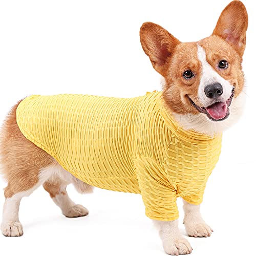 Yiwong Haustierhemd für Herbst und Winter, Hund Pullover, Sweater für Hunde, Weiche und Warm T-Shirt Hunde Winter Kleidung, Hund Katze Winter Warmer Pullover von Yiwong