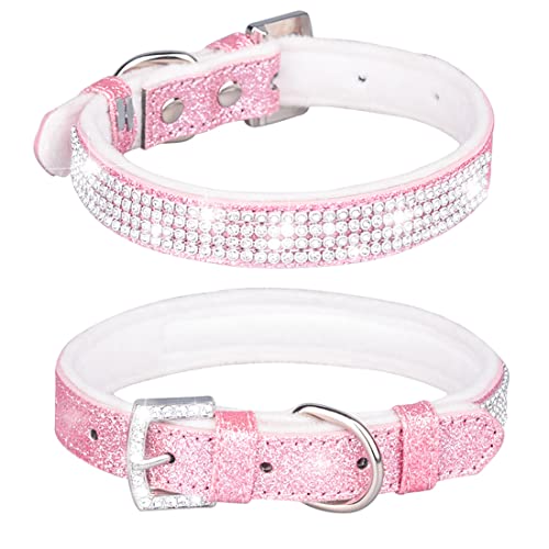 Yiwong Katzen- und Hundehalsband in glänzenden Strasssteinen, Halskette für Hunde und Katzen mit Strasssteinen, Koreanische Wolle Bling Glitzer Strass Hundehalsband Yiwong Katzen- und Hundehalsband in glänzenden Strasssteinen, Halskette für Hunde und Katzen mit Strasssteinen, Koreanische Wolle Bling Glitzer Strass Hundehalsband von Yiwong