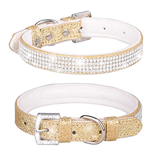 Yiwong Katzen- und Hundehalsband in glänzenden Strasssteinen, Halskette für Hunde und Katzen mit Strasssteinen, Koreanische Wolle Bling Glitzer Strass Hundehalsband Yiwong Katzen- und Hundehalsband in glänzenden Strasssteinen, Halskette für Hunde und Katzen mit Strasssteinen, Koreanische Wolle Bling Glitzer Strass Hundehalsband von Yiwong