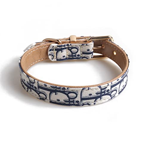Yiwong PU Metall Schnalle Hundehalsband, Verstellbares Halsband für Hunde und Katzen Yiwong PU Metall Schnalle Hundehalsband, Verstellbares Halsband für Hunde und Katzen von Yiwong