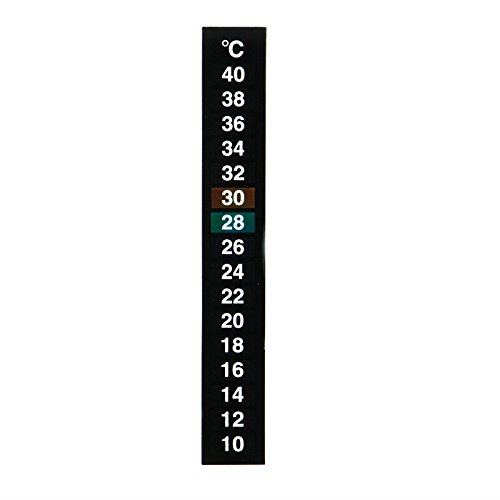 Yjcnelcr On Thermometer Digitale Temperaturanzeige für Aquarienfische für Aquarium-Temperatur, Klebeaufkleber, Display, Thermometer G von Yjcnelcr