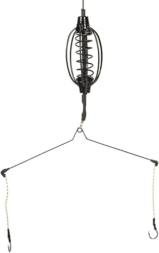 1 x Futterspender für Karpfenangeln, Federfisch-Futterstation mit Halter, Inline-Methoden, Angelzubehör, Köder, Käfig, Sinker, Terminal Tackle und Zubehör 1 x Futterspender für Karpfenangeln, Federfisch-Futterstation mit Halter, Inline-Methoden, Angelzubehör, Köder, Käfig, Sinker, Terminal Tackle und Zubehör von Yjemle