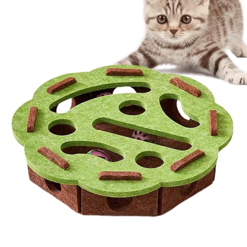 Yjkedfh Interaktives Katzenspielzeug,Interaktives Intelligenzspielzeug Puzzle Spiele Für Katzen | Filz Labyrinth Mit Glocke Bei Langeweile Im Haus Kratzübung Training Geistige Anregung Spielzeug Yjkedfh Interaktives Katzenspielzeug,Interaktives Intelligenzspielzeug Puzzle Spiele Für Katzen | Filz Labyrinth Mit Glocke Bei Langeweile Im Haus Kratzübung Training Geistige Anregung Spielzeug von Yjkedfh