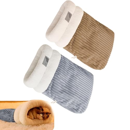Katzenschlafsack - 1/2/3 Stück Warmer Winterschlafsack Für Katzen | Katzenschlafsack Für Hauskatzen | Waschbare Decke Aus Ultraweichem Baumwollstoff Für Katzen Und Hunde | Haustier Schlafsack Katzenschlafsack - 1/2/3 Stück Warmer Winterschlafsack Für Katzen | Katzenschlafsack Für Hauskatzen | Waschbare Decke Aus Ultraweichem Baumwollstoff Für Katzen Und Hunde | Haustier Schlafsack von Ylnailky