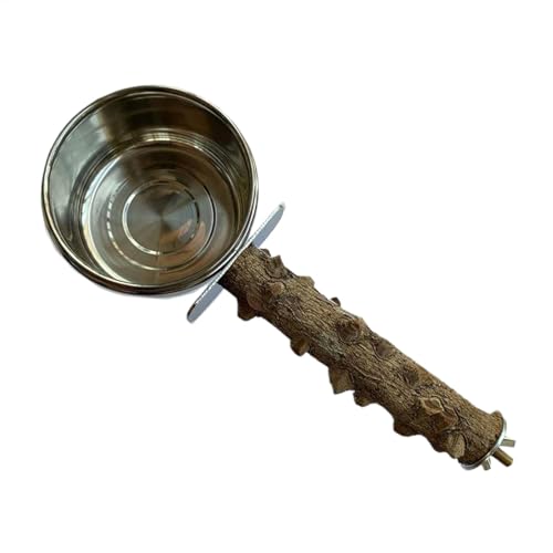 Ylnailky ​​Barch Stand, Barsch mit Fütterungsschalter | Hölzerner Vogelkäfig Barsch Stand - Integriertes Design -Fütterungsinstrument für Cockatiels, mittlere en, Wellensittiche, Sittiche von Ylnailky