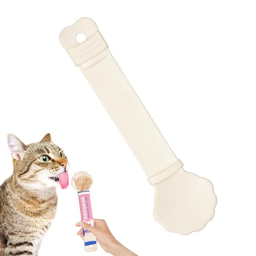 Ylnailky Cat Strip Quetschlöffel, Cat Strip Feeder - Haustierlöffel Wet Treat Squeeze Treat Spoon | Multifunktionaler Katzenfutterspender, tragbarer Katzen-Nassleckerli-Squeeze-Löffel für Hunde und Ylnailky Cat Strip Quetschlöffel, Cat Strip Feeder - Haustierlöffel Wet Treat Squeeze Treat Spoon | Multifunktionaler Katzenfutterspender, tragbarer Katzen-Nassleckerli-Squeeze-Löffel für Hunde und von Ylnailky