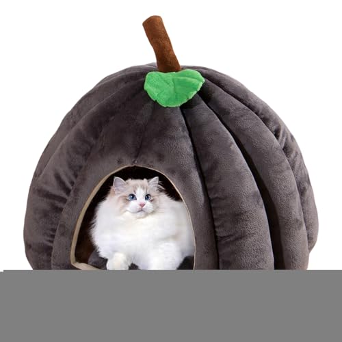 Ylnailky Halloween-Katzenhaus für den Innenbereich, Katzennisthaus - Niedliches Haustier-Halloween-Höhlennest in Kürbisform | Heimtierbedarf, Bequemes Haustier-Schlafbett für Zuhause, Tierhandlung Ylnailky Halloween-Katzenhaus für den Innenbereich, Katzennisthaus - Niedliches Haustier-Halloween-Höhlennest in Kürbisform | Heimtierbedarf, Bequemes Haustier-Schlafbett für Zuhause, Tierhandlung von Ylnailky
