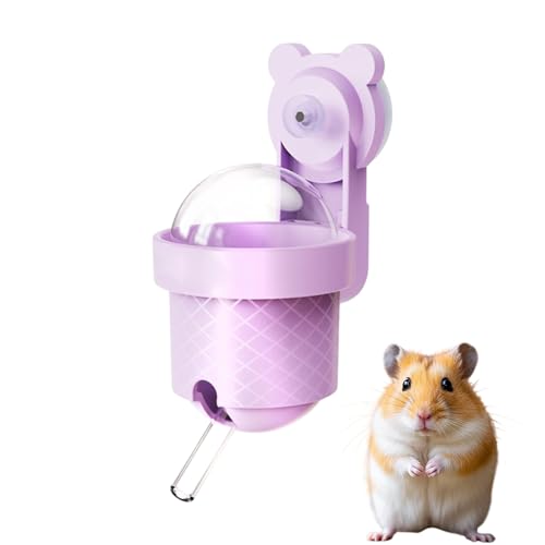 Ylnailky Hamster-Wasserspender – tropffreie Wasserflaschen für kleine Haustiere, Kleintierkäfig-Zubehör für Igel, Chinchillas, Hamster, Meerschweinchen von Ylnailky