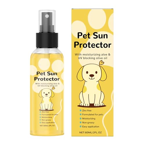 Ylnailky Hund Sonnenschutz,Natürlich Feuchtigkeitsspendendes Spray mit UV-Schutz für Hunde - UV-Schutz für Katzen für heiße Tage Outdoor-Aktivitäten wie Bootfahren am See, und Ylnailky Hund Sonnenschutz,Natürlich Feuchtigkeitsspendendes Spray mit UV-Schutz für Hunde - UV-Schutz für Katzen für heiße Tage Outdoor-Aktivitäten wie Bootfahren am See, und von Ylnailky