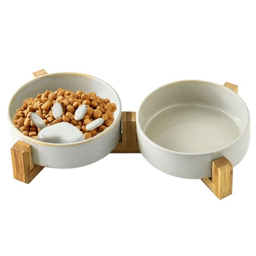 Ylnailky Hundefutternapf Slow Feeder | Keramik Nicht rutschfest Niedrige Pfote Slow Feeder Hundeschüssel - Futternapf Und Trinknapf Zuhause Garten Camping Ylnailky Hundefutternapf Slow Feeder | Keramik Nicht rutschfest Niedrige Pfote Slow Feeder Hundeschüssel - Futternapf Und Trinknapf Zuhause Garten Camping von Ylnailky