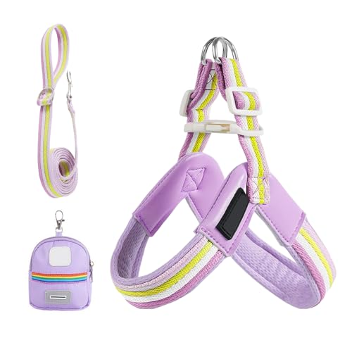 Ylnailky Hundegeschirr Gurt,Verstellbares Design - Anti-Dreh Tiersicherheitsausrüstung Mit Stauraumbeutel Für Training Spaziergang Camping & von Ylnailky
