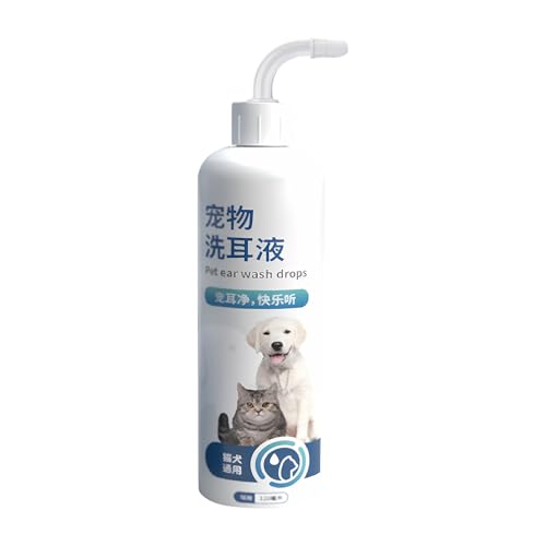 Ylnailky Hundetropfen Ohrentropfen | 120ml Ohrenreiniger Mit Geruchsbeseitigung Für Hunde Und Katzen | Schnell Aufnehmende Sanfte Flüssigkeit Für Pflege Haustier Zu Hause Draußen | Haustier Reinigung Ylnailky Hundetropfen Ohrentropfen | 120ml Ohrenreiniger Mit Geruchsbeseitigung Für Hunde Und Katzen | Schnell Aufnehmende Sanfte Flüssigkeit Für Pflege Haustier Zu Hause Draußen | Haustier Reinigung von Ylnailky