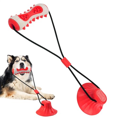 Ylnailky Interaktives Hundespielzeug | Lustiges Hundezahnreinigungsspielzeug | Multifunktionaler Welpen-Futterspender Interessantes Zerrspiel für Zuhause, Reisen, Outdoor Ylnailky Interaktives Hundespielzeug | Lustiges Hundezahnreinigungsspielzeug | Multifunktionaler Welpen-Futterspender Interessantes Zerrspiel für Zuhause, Reisen, Outdoor von Ylnailky
