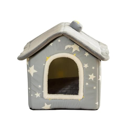 Ylnailky Katzenhaus für den Innenbereich, Kätzchenhäuser für Katzen im Innenbereich - Halbgeschlossene Katzenbetthöhle,40x35cm/15,75x13,78 Zoll überdachte Katzenbetten, weiches Winterhaus für Ylnailky Katzenhaus für den Innenbereich, Kätzchenhäuser für Katzen im Innenbereich - Halbgeschlossene Katzenbetthöhle,40x35cm/15,75x13,78 Zoll überdachte Katzenbetten, weiches Winterhaus für von Ylnailky
