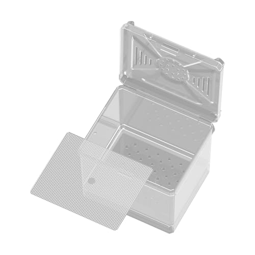 Ylnailky Springspinnen Terrarium - Futterbox | Belüftetes Tiergehege für Zuhause Wohnzimmer Reisen Camping Outdoor Bildungsausstellungen und Wissenschaftliche Projekte von Ylnailky