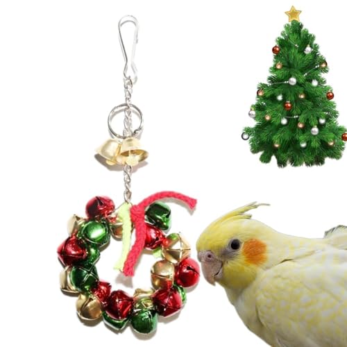 Ylnailky Vogelkäfig Glocke Spielzeug, Papagei Schnabel Schleifen Spielzeug, Eisen Glocken, Papagei Anreicherung Spielzeug für Wellensittich Sittich Nymphensittich Conure, Halten Sie Vögel beschäftigt, Ylnailky Vogelkäfig Glocke Spielzeug, Papagei Schnabel Schleifen Spielzeug, Eisen Glocken, Papagei Anreicherung Spielzeug für Wellensittich Sittich Nymphensittich Conure, Halten Sie Vögel beschäftigt, von Ylnailky