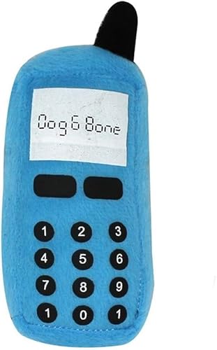 Ymhapp Plüschpuppe für Hunde, lustig, Handy-Form, zum Spielen, Kauen, quietschend, robust, flauschig, für tolle Haustiere, Welpen, kleine und mittelgroße Hunde, Blau Ymhapp Plüschpuppe für Hunde, lustig, Handy-Form, zum Spielen, Kauen, quietschend, robust, flauschig, für tolle Haustiere, Welpen, kleine und mittelgroße Hunde, Blau von Ymhapp