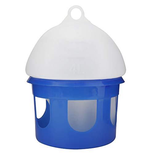 Automatischer Taubenwasserspender Bird Feeder Waterer, Kunststoff-Trinkmaschine mit großer Kapazität für mehrere Papiertaubenpapageien(4L) von Haofy