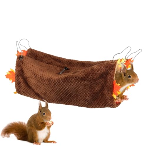 Ynnhik Hamster-Hängematte für Käfig, Hamster-Tunnelbett - Katzenhängematte | Hamstertunnel, Katzenhängematte für Käfig, dreieckiges Hamsterbett für Käfigzubehör, Kleintier, Eichhörnchen, Frettchen Ynnhik Hamster-Hängematte für Käfig, Hamster-Tunnelbett - Katzenhängematte | Hamstertunnel, Katzenhängematte für Käfig, dreieckiges Hamsterbett für Käfigzubehör, Kleintier, Eichhörnchen, Frettchen von Ynnhik