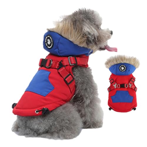 Hundemantel mit Reißverschluss, Wintermantel für Hunde, Warme Hundekleidung mit Reißverschluss, Dicke Haustierbekleidung, Haustierkleidung für kaltes Wetter für Urlaub, Alltag, Spaziergänge Hundemantel mit Reißverschluss, Wintermantel für Hunde, Warme Hundekleidung mit Reißverschluss, Dicke Haustierbekleidung, Haustierkleidung für kaltes Wetter für Urlaub, Alltag, Spaziergänge von Ynnhik