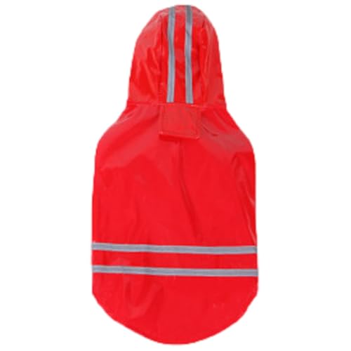 Hunderegenjacke, Regenmäntel für Hunde - Reflektierender PU-Regenmantel-Poncho mit Kapuze,Wasserdichter Regenmantel, leichte Regenponchojacke für Hunde und Katzen Hunderegenjacke, Regenmäntel für Hunde - Reflektierender PU-Regenmantel-Poncho mit Kapuze,Wasserdichter Regenmantel, leichte Regenponchojacke für Hunde und Katzen von Ynnhik