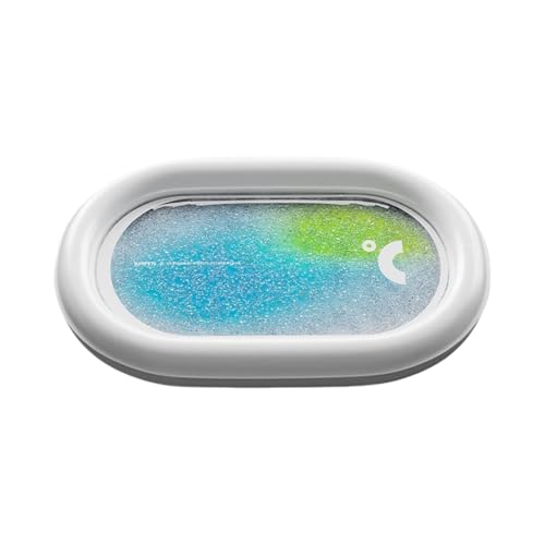 Hundewasserbett - Kühlmatte Für Hunde | 60 X 50 Cm Wassergefülltes Sensorik Spielkissen Für Entspannung Hause Unterwegs Wasserspielmatte Durchstichfest Wasserdicht Kühlend Schlaf Komfort Entspannung O Hundewasserbett - Kühlmatte Für Hunde | 60 X 50 Cm Wassergefülltes Sensorik Spielkissen Für Entspannung Hause Unterwegs Wasserspielmatte Durchstichfest Wasserdicht Kühlend Schlaf Komfort Entspannung O von Ynnhik