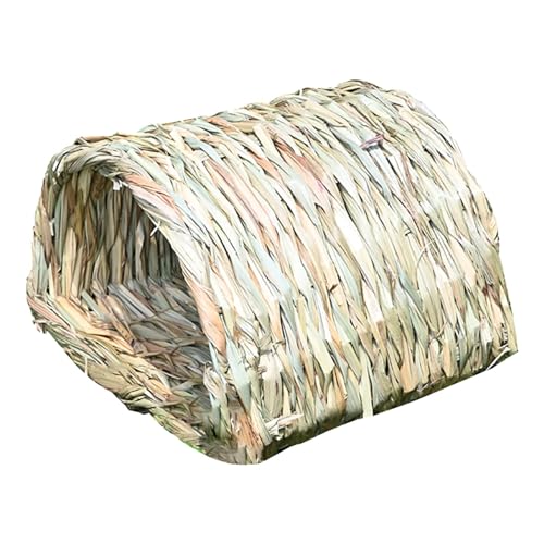 Ynnhik Kaninchenbett - Hasenhaus, Igel-Versteck-Tierhaus | Geräumiger Heutunnel, Kauspielzeug aus Schilfgras, Haustierbedarf für drinnen und draußen, Igel, Meerschweinchen Ynnhik Kaninchenbett - Hasenhaus, Igel-Versteck-Tierhaus | Geräumiger Heutunnel, Kauspielzeug aus Schilfgras, Haustierbedarf für drinnen und draußen, Igel, Meerschweinchen von Ynnhik