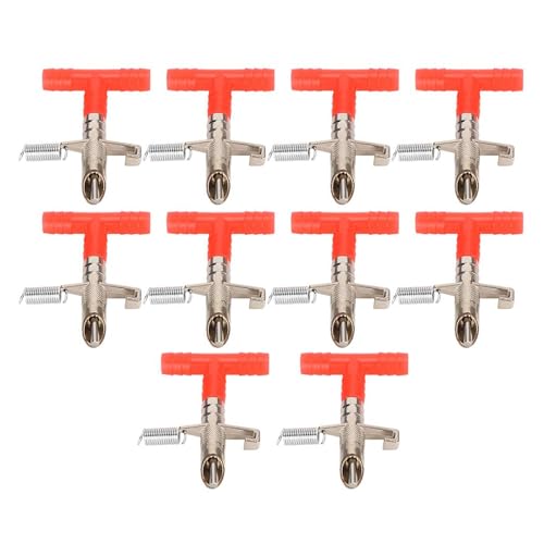 Kaninchenfutterautomat, Automatischer Kaninchenfutterautomat,Automatischer Nippeltrinker Metall mit Kaninchenmuster | Geflügel-Tränkesystem, Tränke, 10 Stück, automatischer -Nip Kaninchenfutterautomat, Automatischer Kaninchenfutterautomat,Automatischer Nippeltrinker Metall mit Kaninchenmuster | Geflügel-Tränkesystem, Tränke, 10 Stück, automatischer -Nip von Ynnhik