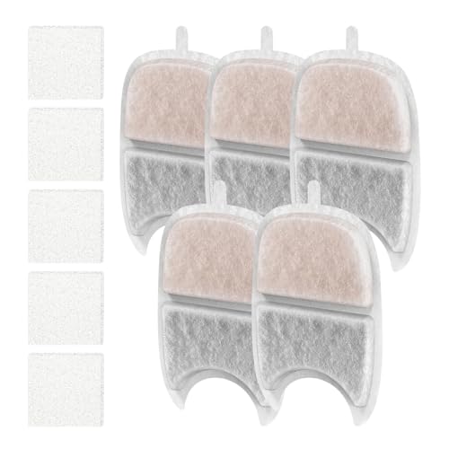 Katzenbrunnen Filter | 5er-Set Katzen-Trinkbrunnenfilter Schwammfiltern | Neutralisiert Gerüchte & Verunreinigungen, Wasserreiniger Für Haustier-Trinkbrunnen Katzenbrunnen Filter Wasserspender Fil Katzenbrunnen Filter | 5er-Set Katzen-Trinkbrunnenfilter Schwammfiltern | Neutralisiert Gerüchte & Verunreinigungen, Wasserreiniger Für Haustier-Trinkbrunnen Katzenbrunnen Filter Wasserspender Fil von Ynnhik