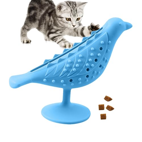 Katzenzähne-Reinigungsspielzeug – Bissfestes Katzenminze-Spielzeug In Vogelform, Katzen-Beißspielzeug, Katzen-Gesichtskratzer Mit Saugnapf, Interaktives Spielzeug Zum Lecken Von Katzen Zur Kontrolle D Katzenzähne-Reinigungsspielzeug – Bissfestes Katzenminze-Spielzeug In Vogelform, Katzen-Beißspielzeug, Katzen-Gesichtskratzer Mit Saugnapf, Interaktives Spielzeug Zum Lecken Von Katzen Zur Kontrolle D von Ynnhik