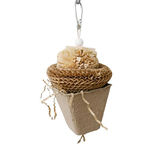 Kauspielzeug für Papageien, Spielzeug für Vogelkäfig, Spielzeug zum Zerkleinern von Vogelpapier, lustiges und vielseitiges Spielzeug für Vögel, niedliches Schredderspielzeug für Aras, Papageien Kauspielzeug für Papageien, Spielzeug für Vogelkäfig, Spielzeug zum Zerkleinern von Vogelpapier, lustiges und vielseitiges Spielzeug für Vögel, niedliches Schredderspielzeug für Aras, Papageien von Ynnhik