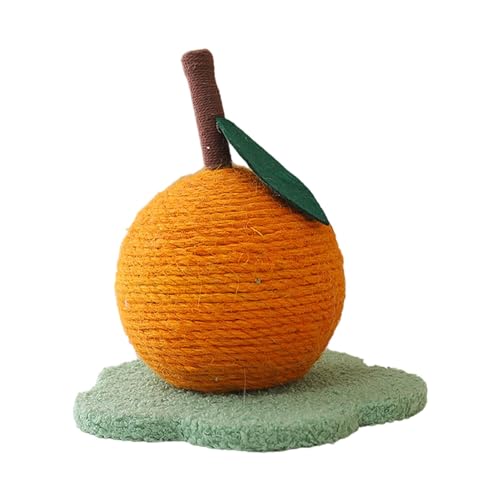 Kratzball für Katzen, Sisalball für Katzen | Orangefarbenes Kratzspielzeug,Sisal-Kratzball, Katzenballspielzeug, Katzenspielzeug für spielerisches Engagement und Linderung von Langeweile bei Katzen Kratzball für Katzen, Sisalball für Katzen | Orangefarbenes Kratzspielzeug,Sisal-Kratzball, Katzenballspielzeug, Katzenspielzeug für spielerisches Engagement und Linderung von Langeweile bei Katzen von Ynnhik