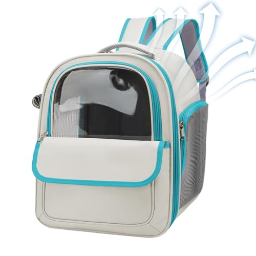 🔋Luftpolstertasche für Katzen – Rucksack für Katzen | Belüftete Tragetasche für Haustiere, geräumiger Rucksack, leicht und bequem für kleine Hunde, Katzen, Reisen, Wandern 🔋Luftpolstertasche für Katzen – Rucksack für Katzen | Belüftete Tragetasche für Haustiere, geräumiger Rucksack, leicht und bequem für kleine Hunde, Katzen, Reisen, Wandern von Ynnhik