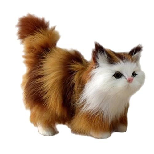 Realistisches Katzen-Stofftier, realistische Katze, kleine Stofftiere, Katzen-Stofftier-Spielzeug, pelzige Plüschkatze, Kinderspielzeug, Geburtstagsgeschenke, lebendige Plüschkatze Foto-Requisiten Realistisches Katzen-Stofftier, realistische Katze, kleine Stofftiere, Katzen-Stofftier-Spielzeug, pelzige Plüschkatze, Kinderspielzeug, Geburtstagsgeschenke, lebendige Plüschkatze Foto-Requisiten von Ynnhik