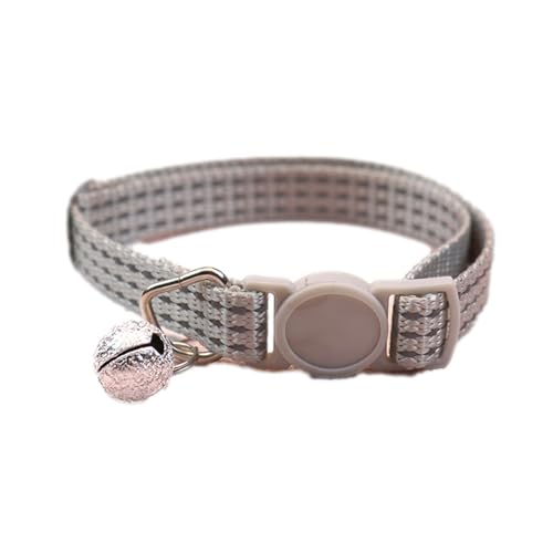 Sicherheitsschnallen Kätzchenkragen | Sounding Bell Verstellbares Basic, Nylon Reflective Safety Hundekragen Grundkragen für Kätzchen und Welpe von Ynnhik