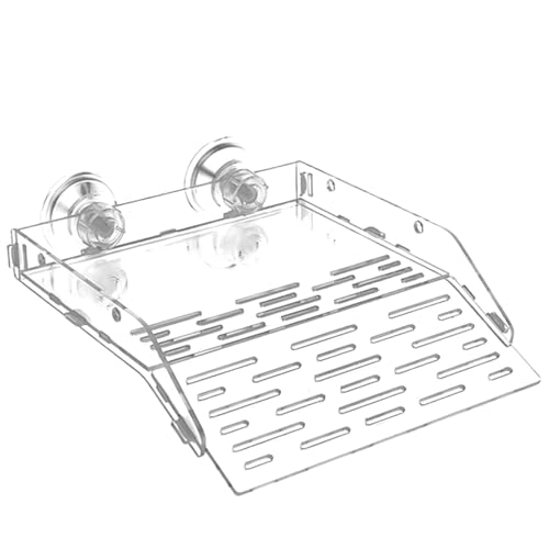 Turtle Resting Terrace,Acrylic Multipurpose Basking Dock - Reptile Resting Terrace with Suction Cup, Turtle Tank Accessories for Aquarium Turtle Resting Terrace,Acrylic Multipurpose Basking Dock - Reptile Resting Terrace with Suction Cup, Turtle Tank Accessories for Aquarium von Ynnhik
