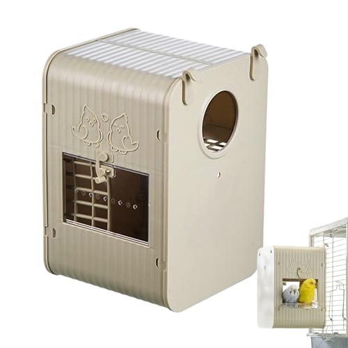 Vogelnistkasten | Cockatiel Nest Box Shelter mit eingebauter Leiter, geräumiger Lebensraum | Natur Natural Conservation Spot für Sperfütterung | Dekoratives Gartenvogelhaus für eine sichere Zu Vogelnistkasten | Cockatiel Nest Box Shelter mit eingebauter Leiter, geräumiger Lebensraum | Natur Natural Conservation Spot für Sperfütterung | Dekoratives Gartenvogelhaus für eine sichere Zu von Ynnhik