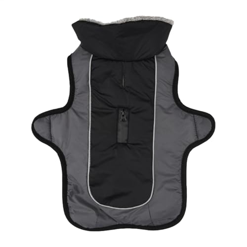Wintermantel für Hunde, Winterjacke für Hunde - Reflektierender Wintermantel für Hunde - Winddichte, reflektierende Schneekleidung, reflektierende Hundemäntel für kaltes Wetter für große Wintermantel für Hunde, Winterjacke für Hunde - Reflektierender Wintermantel für Hunde - Winddichte, reflektierende Schneekleidung, reflektierende Hundemäntel für kaltes Wetter für große von Ynnhik