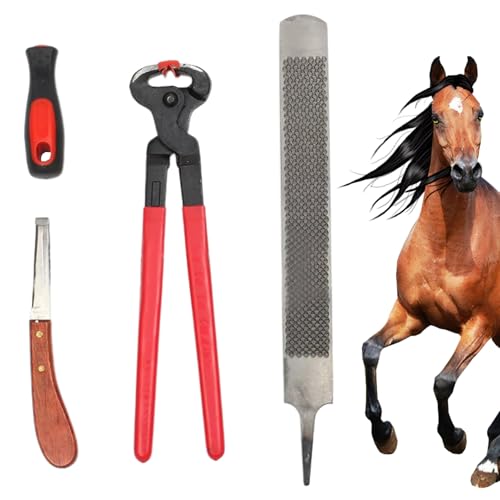 Ynnhik Hufhuf-Trimmwerkzeuge, Pony-Detail-Werkzeuge, Pokal-Rutsch professioneller Nagelpalmen-Set, Vieh, Scheune, Pflege, Scher ergonomisch präzise multifunktional langlebig rutschfest landwirtsch Ynnhik Hufhuf-Trimmwerkzeuge, Pony-Detail-Werkzeuge, Pokal-Rutsch professioneller Nagelpalmen-Set, Vieh, Scheune, Pflege, Scher ergonomisch präzise multifunktional langlebig rutschfest landwirtsch von Ynnhik