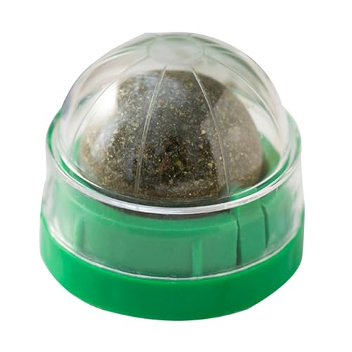 Ynnhik Katzenminze-Ball-Spielzeug | Drehbares essbares Kätzchenspielzeug zum Lecken von Katzen - Katzenwand-Leckerli, Bio-Katzenminze, gesunde Zahnreinigung, Kauspielzeug, Katzenminze-Ba Ynnhik Katzenminze-Ball-Spielzeug | Drehbares essbares Kätzchenspielzeug zum Lecken von Katzen - Katzenwand-Leckerli, Bio-Katzenminze, gesunde Zahnreinigung, Kauspielzeug, Katzenminze-Ba von Ynnhik
