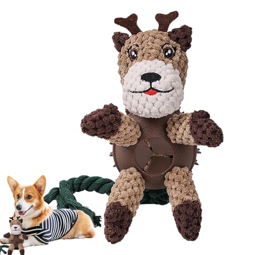 Ynnhik Langsames Futterspielzeug für Hunde, Weihnachtsspielzeug für Hunde - Interaktiver Hundespielzeug-Slow-Feeder - Bissfestes Futterleck-Hunde-Slow-Feeder-Hundezahnspielzeug für große Hunde Ynnhik Langsames Futterspielzeug für Hunde, Weihnachtsspielzeug für Hunde - Interaktiver Hundespielzeug-Slow-Feeder - Bissfestes Futterleck-Hunde-Slow-Feeder-Hundezahnspielzeug für große Hunde von Ynnhik
