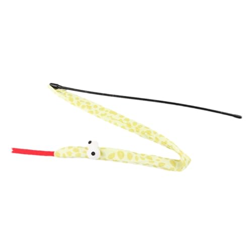 Ynnhik Schlangen-Katzenstab-Spielzeug - Katzenstab-Schlange, Kätzchen-Stick-Spielzeug | Lustig klingendes Katzenspielzeug, Katzen-Teaser-Zauberstab für das Kätzchen-Übungstrainin Ynnhik Schlangen-Katzenstab-Spielzeug - Katzenstab-Schlange, Kätzchen-Stick-Spielzeug | Lustig klingendes Katzenspielzeug, Katzen-Teaser-Zauberstab für das Kätzchen-Übungstrainin von Ynnhik