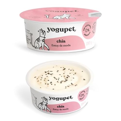 YOGUPET Klassischer Joghurt, Honigkatze, 4 x 110 g von Yogupet