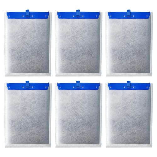 Yokawe 6er-Pack Filterkartusche für Tetra Whisper Bio-Bag-Filter, Filterkartuschen Ersatz für Tetra Whisper Filter 20i,40i/IQ20,30,45,60/PF20,30,40,60 6pcs von Yokawe