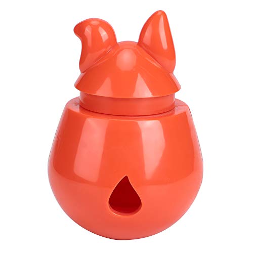 Pet Tumbler Slow Feeder Toy Food Puzzle für Katzen und kleine Hunde – ABS-Material, Futter-Leckage-Spielzeug mit 4 Farben, interaktives Spielspielzeug gegen Langeweile, niedliche Tumbler-Form für von YolieraArt