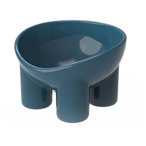 YolieraArt Erhöhter Futternapf, Elefantenbein-Nackenschutz, geneigtes schräges Design, Anti-Verschütten, geruchloser Kunststoff, für Katzen und Hunde, Futter-Wasser-Futterspender, ergonomischer von YolieraArt